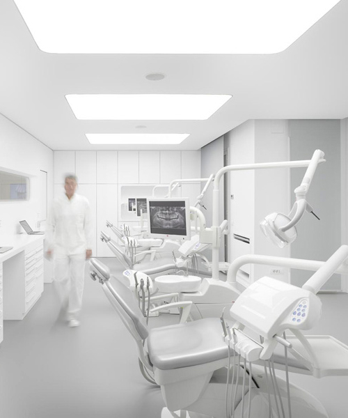 bureauhub lines white space orthodontic clinic in Corian®
