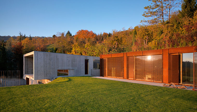 fl architetti construct casa y in the hills of turin