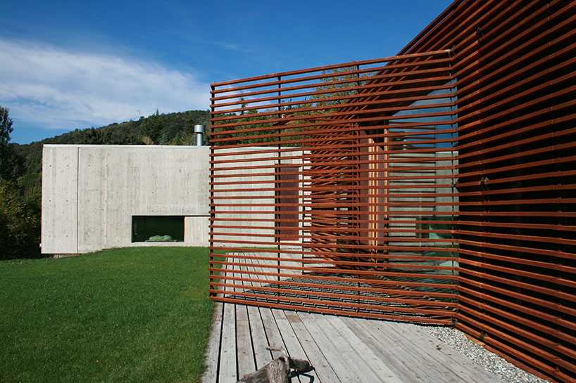 fl architetti construct casa y in the hills of turin