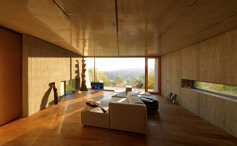 fl architetti construct casa y in the hills of turin
