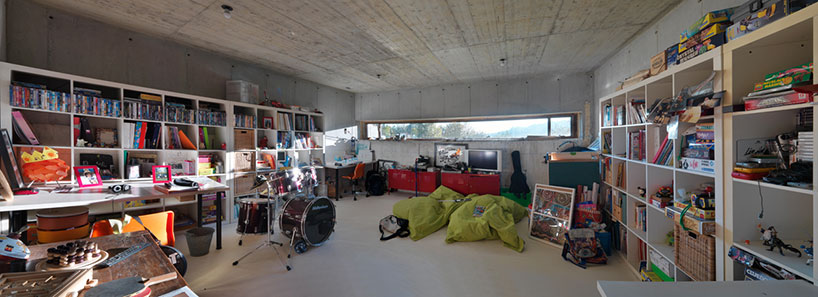 fl architetti construct casa y in the hills of turin