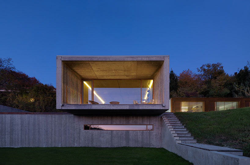 fl architetti construct casa y in the hills of turin