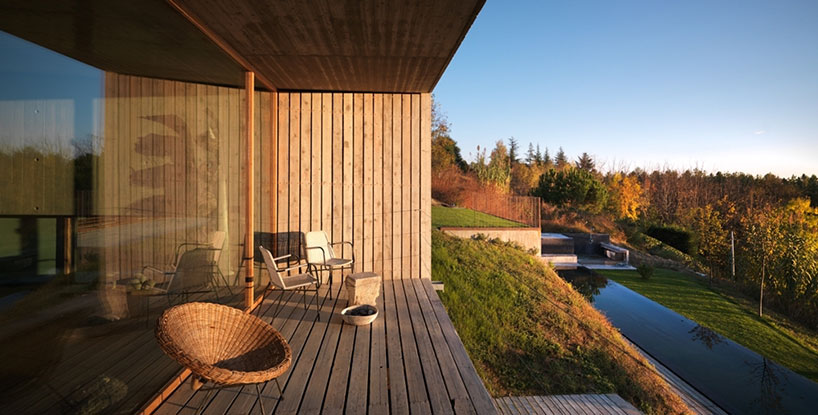 fl architetti construct casa y in the hills of turin