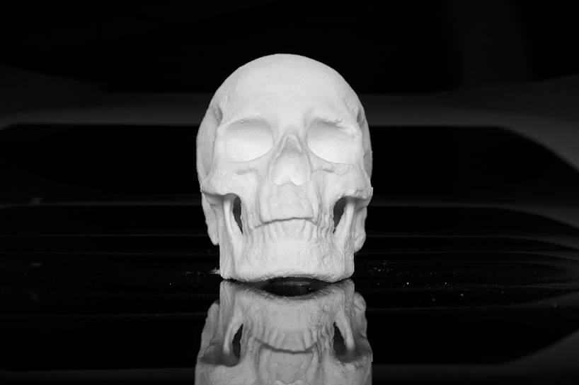 diddo sculpts a life-sized human skull out of street cocaine