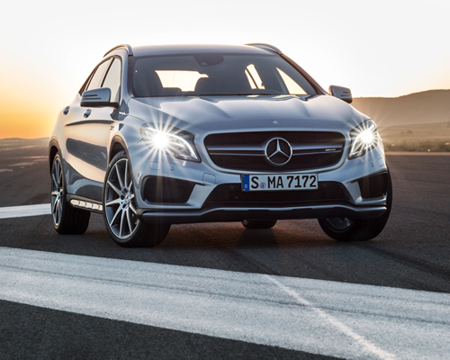 mercedes-benz unveils GLA45 AMG at NAIAS 2014