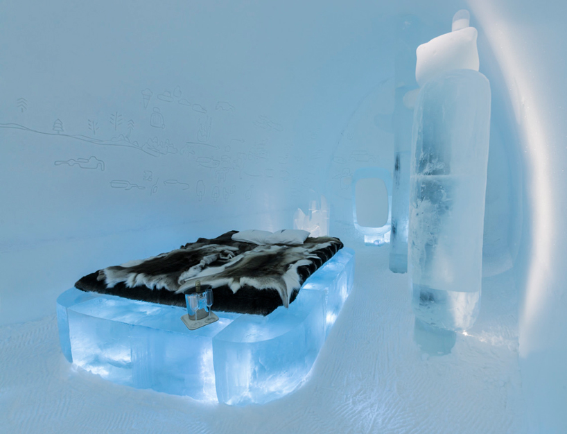 ice hotel in sweden by MINI