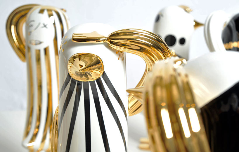 jaime hayon designs ceramic table and sculptures for bosa