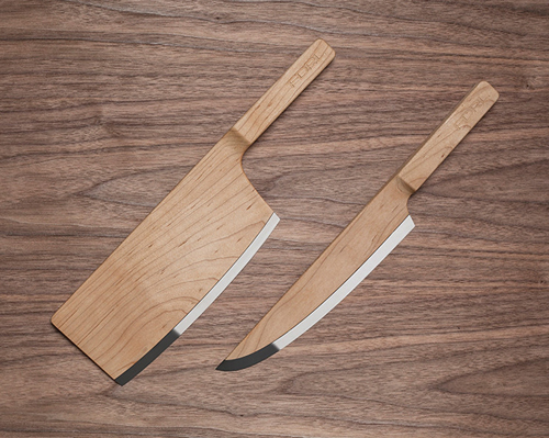 maple wood knives by the federal inc.