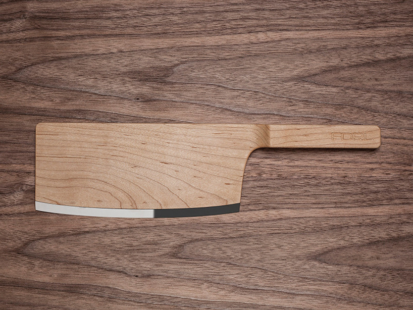 maple wood set knives by the federal inc. designboom 
