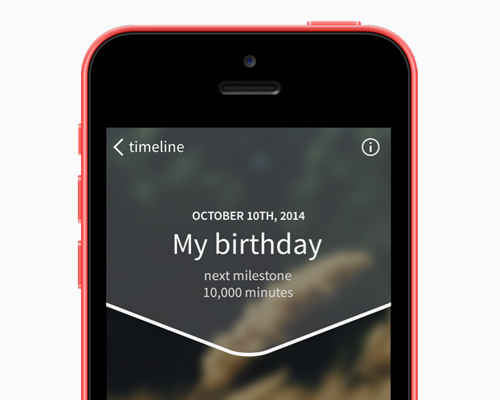 marcel wanders designs milestone iPhone app