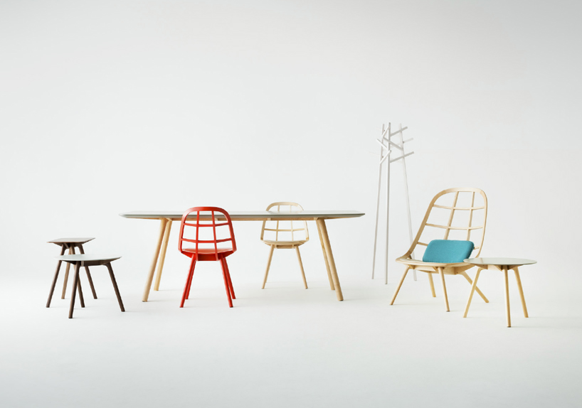 nadia furniture collection by jin kuramoto for MEETEE