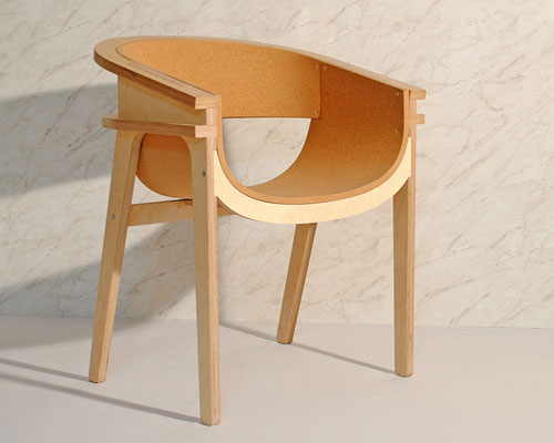 metafaux design presents sustainble corza lounge chair