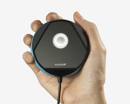 myris iris authentication scanner by eyelock at CES