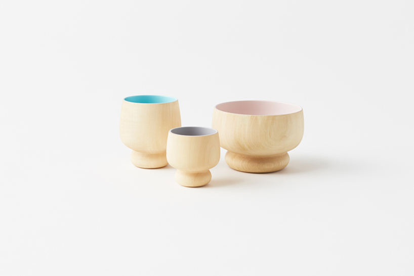 nendo highlights wood turning with urushi lacquerware lump collection