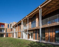 nomade architectes delivers sustainable housing for the elderly in france