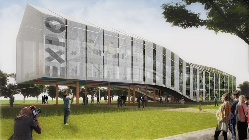 paolo venturella lifts austrian pavilion expo 2015 off ground