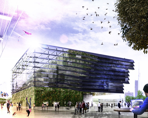 paolo venturella drafts green facade for italian pavilion at expo 2015