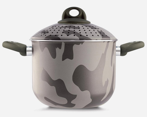 stone, glass + camo cookware: which pot handles the heat?