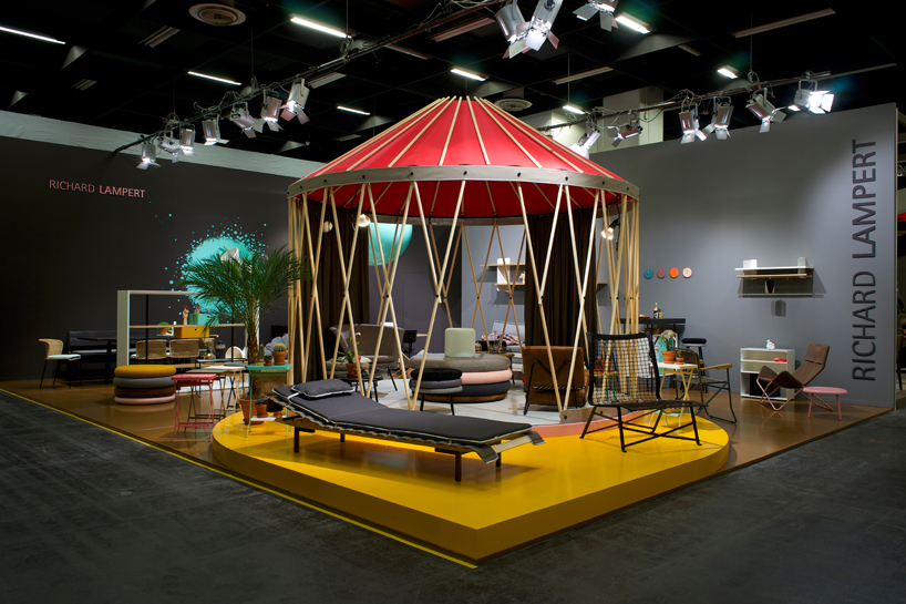 richard lampert presents new collection with tent installation