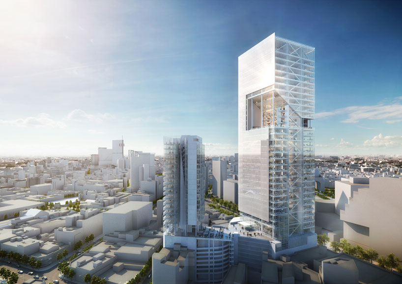 richard meier ideates twin reforma towers for mexico city