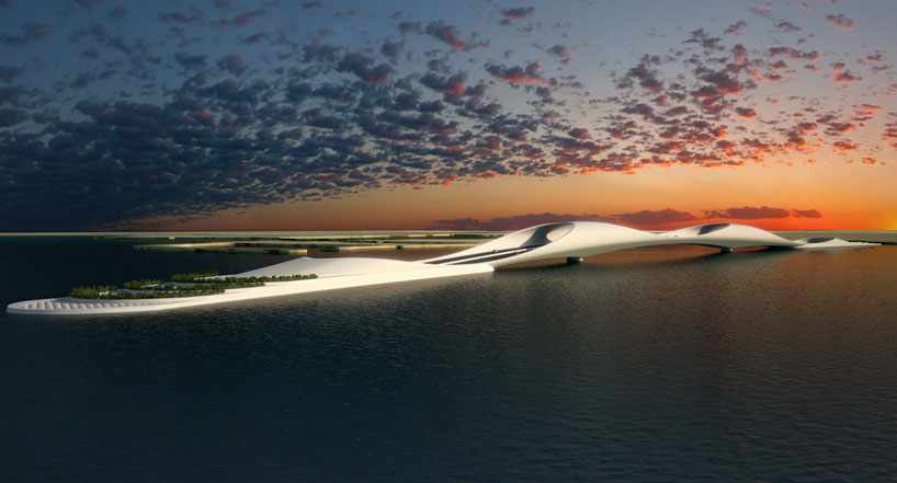 work to begin at doha sharq crossing by santiago calatrava
