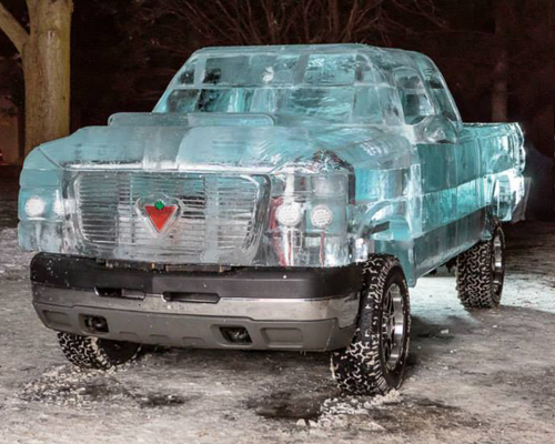 canadian tire builds drivable ice truck
