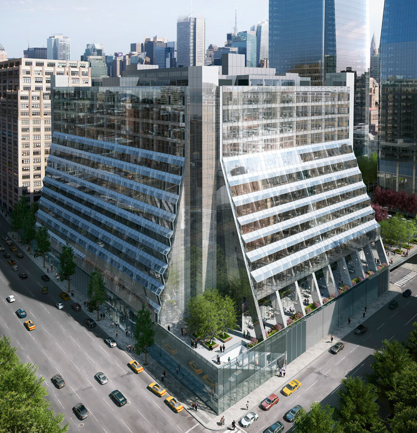 REX and brookfield announce five manhattan west scheme