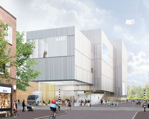 proposal for ArtA cultural center by SO-IL + architectuurstudio HH