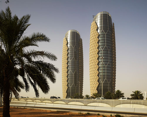Aedas clads al bahr towers with dynamic shading device