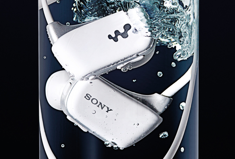 Sony waterproof headphones in water bottle new arrivals