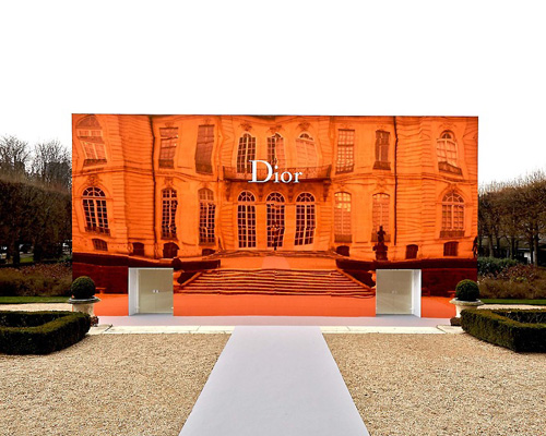 bureau betak tranforms musee rodin gardens for dior paris show