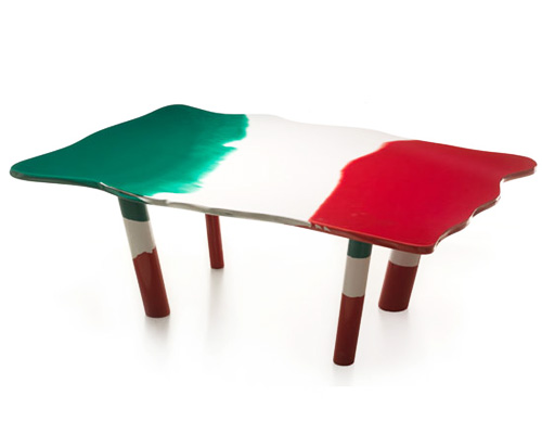 gaetano pesce: sessantuna table italia for cassina