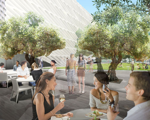 diller scofidio + renfro plans landscaped plaza for the broad