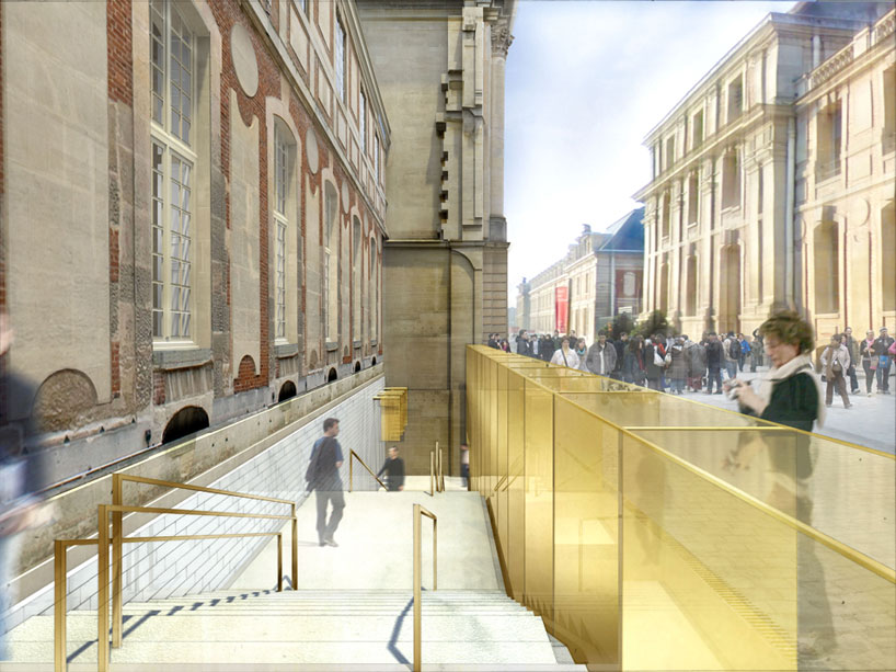 pavillon dufour at palace of versailles by dominique perrault