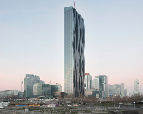 DC tower by dominique perrault rises above vienna as austria's tallest building