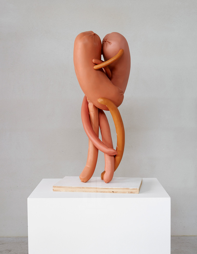 erwin wurm reimagines the frankfurter for synthesa