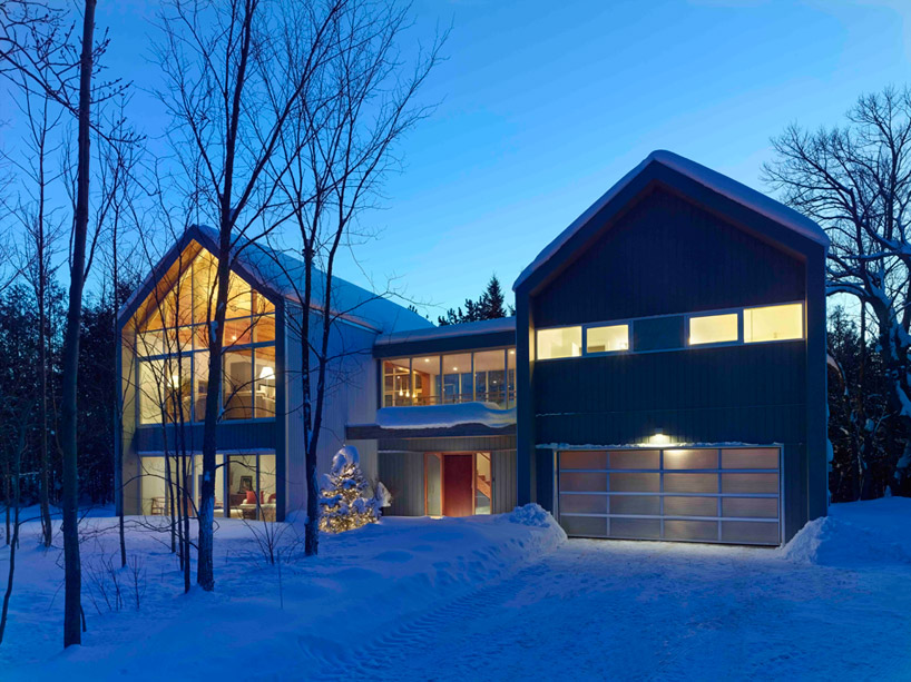 gabled collingwood chalet provides escape from city living designboom