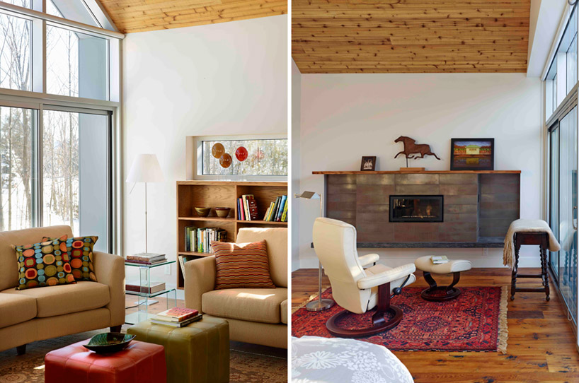 gabled collingwood chalet provides escape from city living designboom