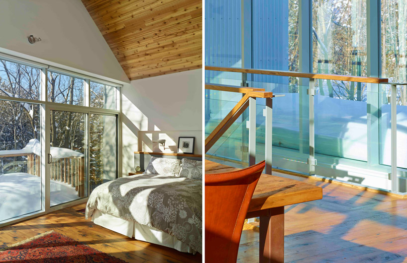 gabled collingwood chalet provides escape from city living designboom