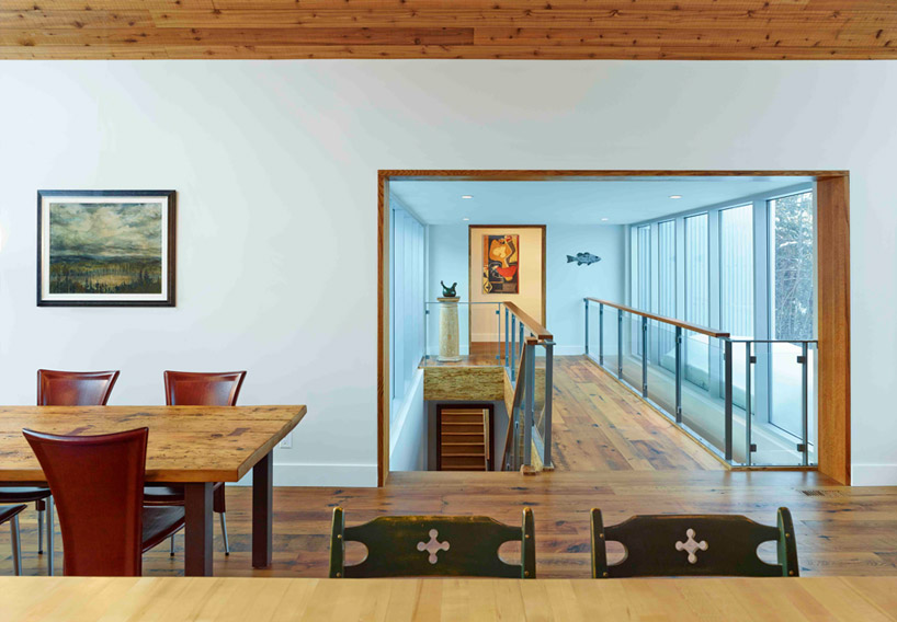 gabled collingwood chalet provides escape from city living designboom