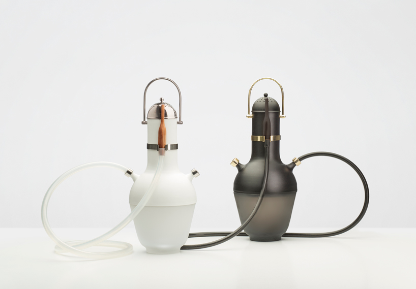 jaime hayon: glass-blown 'hookayon' hookah for gaia & gino