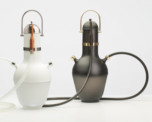 jaime hayon: glass-blown 'hookayon' hookah for gaia & gino