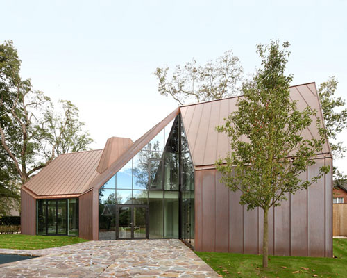 copper-clad house VDV by graux & baeyens architecten