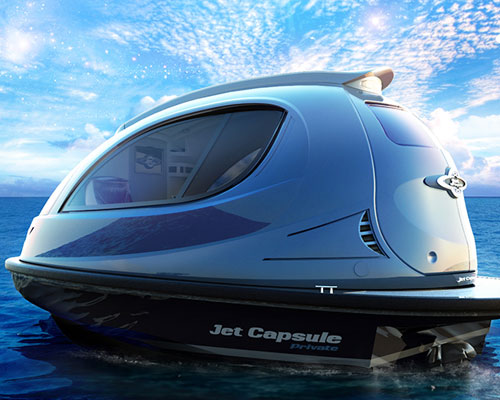 jet capsule water boats proposes private + taxi versions