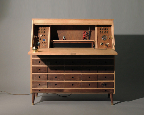 tempel by love hulten combines adapted workbench + storage in one