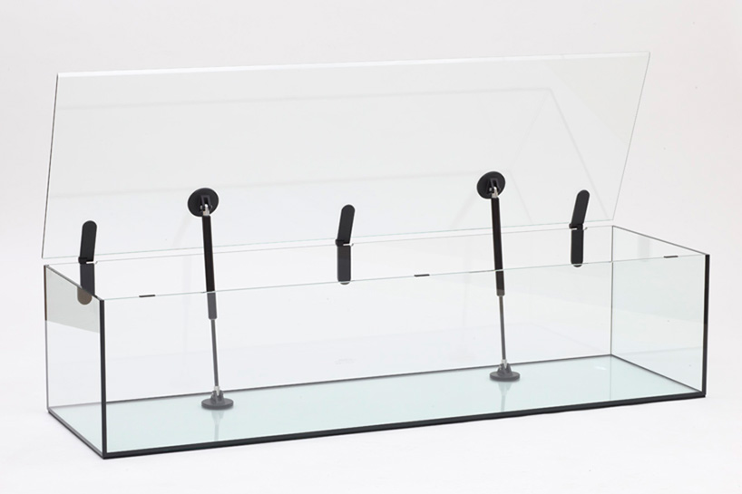 man machine glass furniture by konstantin grcic at galerie kreo