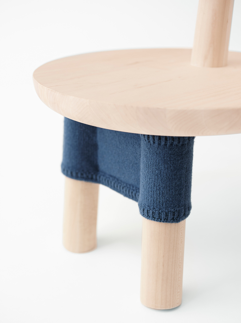 Nendo Dresses Tables For Walt Disney Japan In Colored Knits