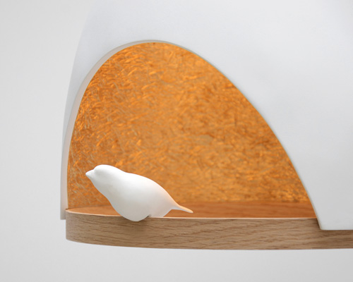oiseau lamp by olivier chabaud + jean-francois bellemere for compagnie