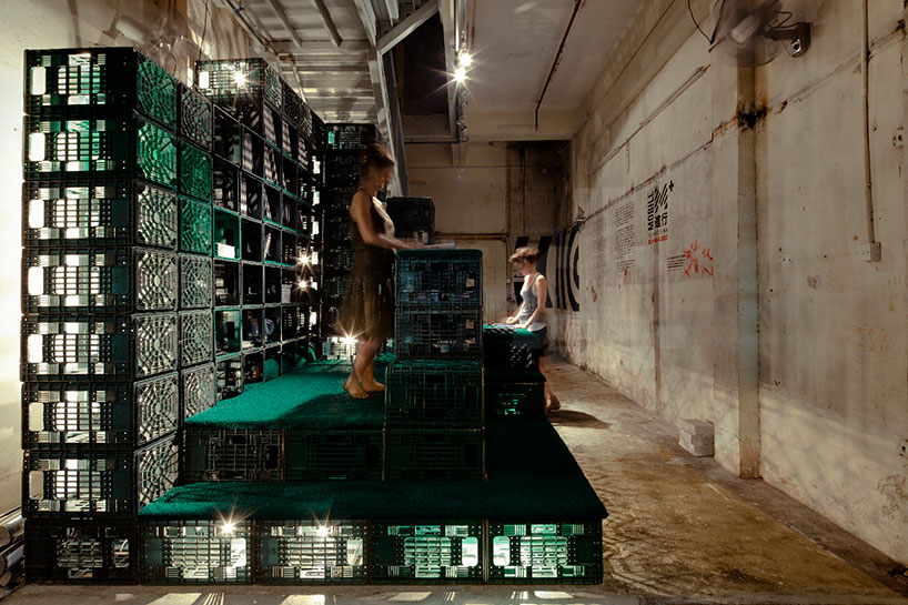 parallel lab installs mobile M+: yau ma tei hub in hong kong
