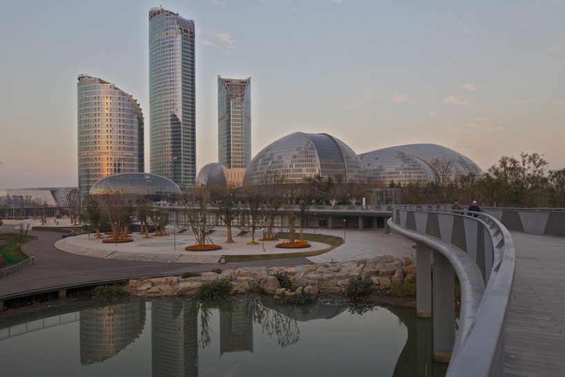 paul andreu composes jinan grand theater in china
